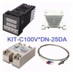Kit Controlador de Temperatura de 4 piezas, KIT-C100V*DN-25DA