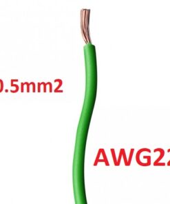 Por Rollo Cable Flexible de Cobre 0.5mm2 (AWG22) - COPLAS-0.5MM-V