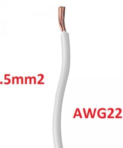 Por Rollo Cable Flexible de Cobre 0.5mm2 (AWG22) - COPLAS-0.5MM-B