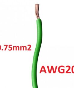 Por Rollo Cable Flexible de Cobre 0.75mm2 (AWG20) - COPLAS-0.75MM-V
