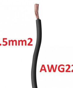 Por Rollo Cable Flexible de Cobre 0.5mm2 (AWG22) - COPLAS-0.5MM-N