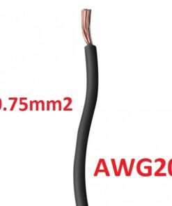 Por Rollo Cable Flexible de Cobre 0.75mm2 (AWG20) - COPLAS-0.75MM-N