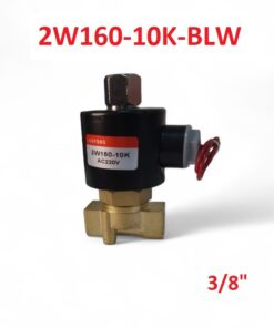 3/8" Electrovalvula Para Gas, Agua, Aceite y Aire Normalmente Abierto (NO), 2W160-10K-BLW