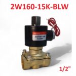 1/2" Electrovalvula Para Gas, Agua, Aceite y Aire Normalmente Abierto (NO), 2W160-15K-BLW