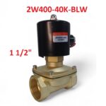 1 1/2" Electrovalvula Para Gas, Agua, Aceite y Aire Normalmente Abierto (NO), 2W400-40K-BLW