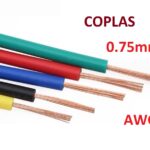 Por Rollo Cable Flexible de Cobre 0.75mm2 (AWG20)