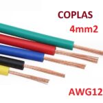 Cable Flexible de Cobre Aislado 4mm2 (AWG 12), COPLAS-4MM-_