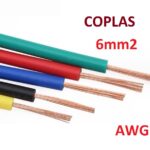 Cable Flexible de Cobre Aislado 6mm2 (AWG 10), COPLAS-6MM-_