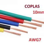 Cable Flexible de Cobre Aislado 10mm2 (AWG 7), COPLAS-10MM-_