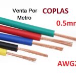Por Metro Cable Flexible de Cobre 0.5mm2 (AWG 22)