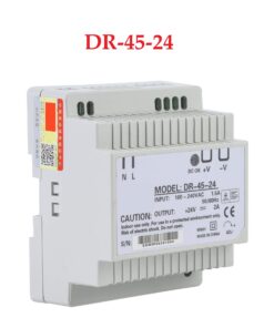 Fuente de Alimentacion Conmutada Tipo Riel con Entrada AC220V, Salida 24VDC, 2A, DR-45-24