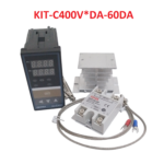 Kit Controlador de Temperatura de 4 piezas con 5Amp para carga, KIT-C400V*DA-60DA
