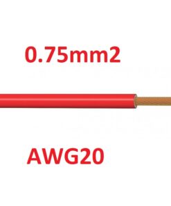 Por Rollo Cable Flexible de Cobre 0.75mm2 (AWG20) - COPLAS-0.75MM-R