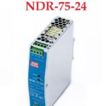 Fuente de Alimentacion Conmutada Ajustable Tipo Riel, Salida 24VDC, 3.2A, NDR-75-24