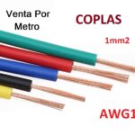 Por Metro Cable Flexible de Cobre 1mm2 (AWG18)