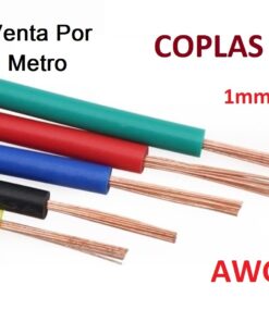 Por Metro Cable Flexible de Cobre 1mm2 (AWG18)