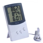 Termometro Digital LCD con Sensor de Temperatura y Medidor de Humedad, TA318