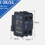 Contacto Auxiliar Frontal CHINT 1NA+1NC, AX-3X/11