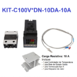 10A Kit Controlador de Temperatura de 4 piezas, KIT-C100V*DN-10DA-10A