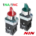 Interruptor Tipo Selector Luminoso Rojo 2 Posiciones