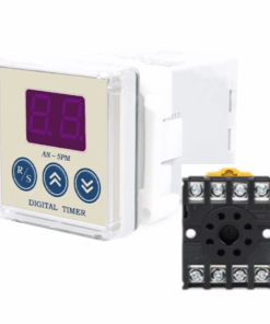 Rele Temporizador Digital con Entrada 220VAC, Rango de Tiempo Ajustable 0.1S~99H