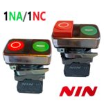 Interruptor de Boton Doble Rojo y Verde 1NA/1NC