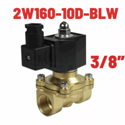 3/8″ Electrovalvula Para Gas, Agua, Aceite y Aire, 2W160-10D-BLW
