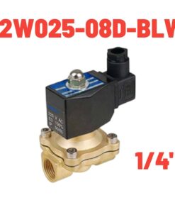 1/4″ Electrovalvula Para Gas, Agua, Aceite y Aire, 2W025-08D-BLW