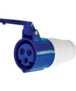 Enchufe Industrial Hembra Aéreo Monofásico 32A 3P (2P+T)