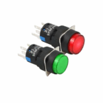 Pulsador Industrial 16mm Con Luz LED