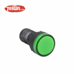 Lámpara Piloto LED Verde 22mm Para Panel TOSUN