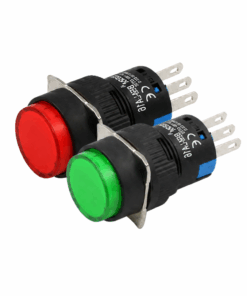 Pulsador Industrial de 16mm 220VAC