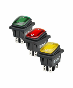 Interruptor Basculante Impermeable KCD4 IP65 de 6 Pines