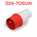 32A TOSUN Enchufe Clavija Macho Trifasico 4X32A 024-TOSUN
