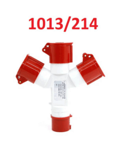 Enchufe Trifásico De Triple Salida 4x16A Industrial IP44