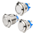 Pulsadores Metálicos Ø16 mm IP67